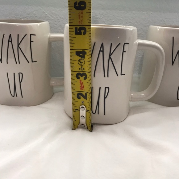 Rae Dunn By Magenta Tazza Da Caffè In Ceramica "WAKE UP" - Grande, Fatta A Mano, Ispirazione Wabi-Sabi, Lavabile In Lavastoviglie